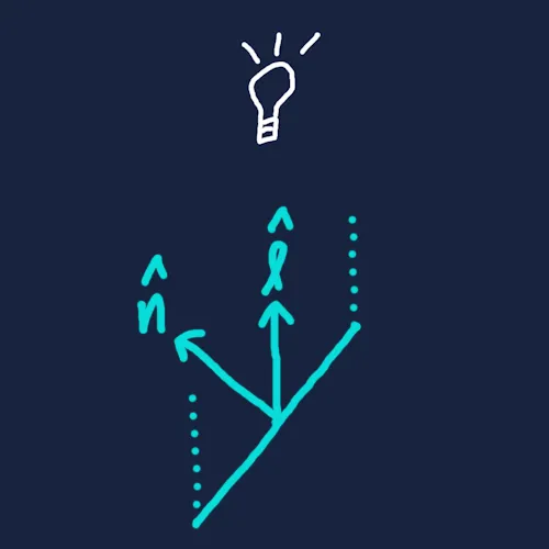 Half surface area exposed to light