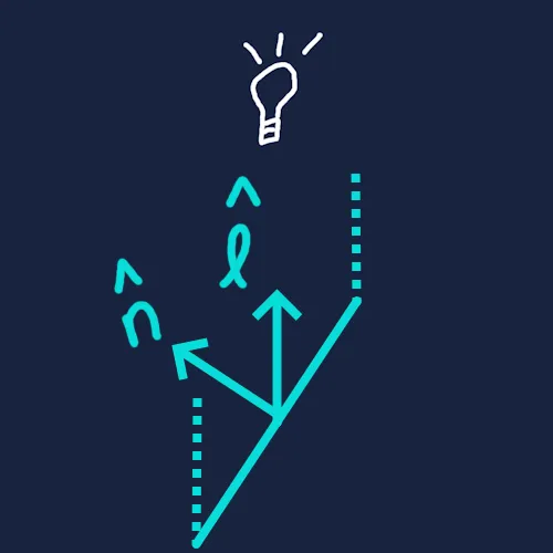 Half surface area exposed to light